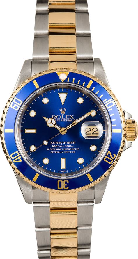 blue face watch rolex.